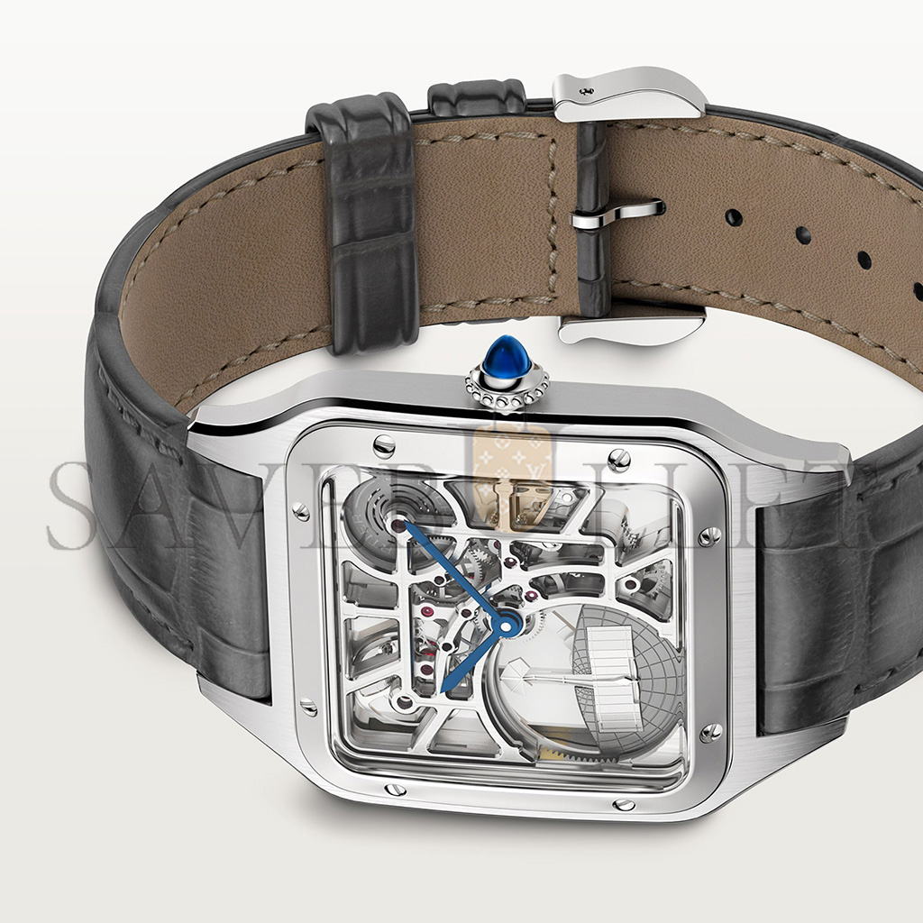 CARTIER SANTOS-DUMONT SKELETON WATCH WITH MICRO-ROTOR WHSA0032 CARTIER SANTOS-DUMONT SKELETON WATCH WITH MICRO-ROTOR WHSA0032